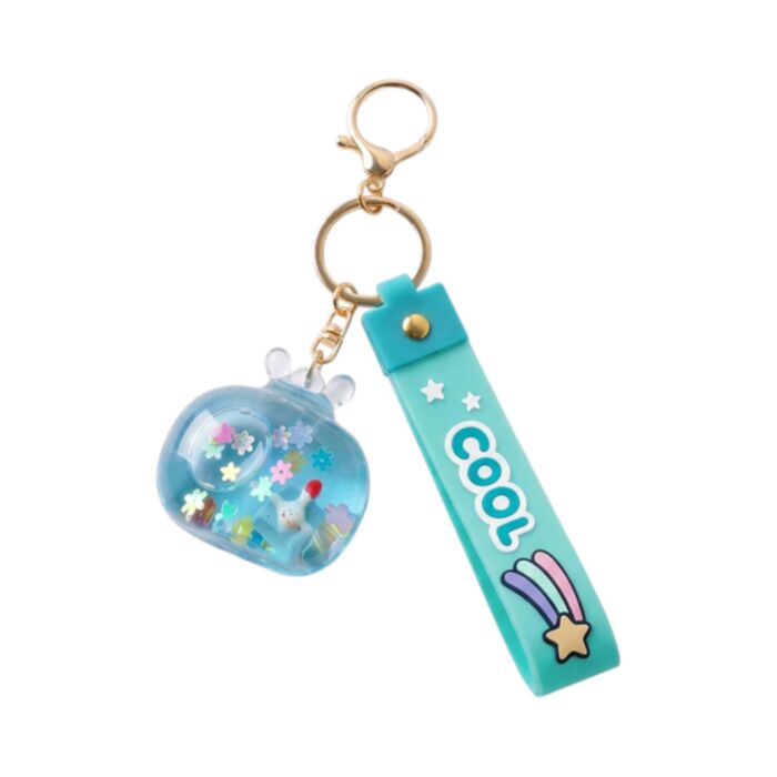 Llavero de PVC con charm Quirkeys Ganso