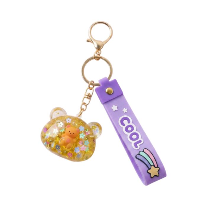 Llavero de PVC con charm Quirkeys Oso