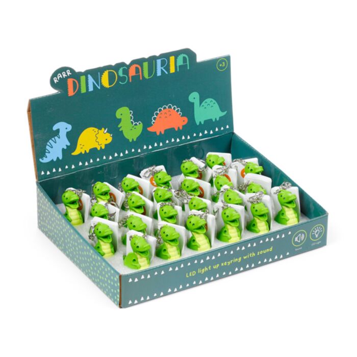 Llavero con Luz y Sonido Dinosaurio