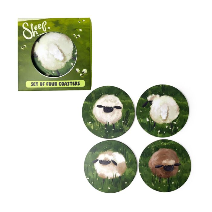 Set de 4 Posavasos Oveja Sheep 