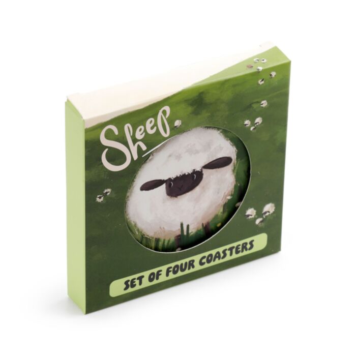Set de 4 Posavasos Oveja Sheep 
