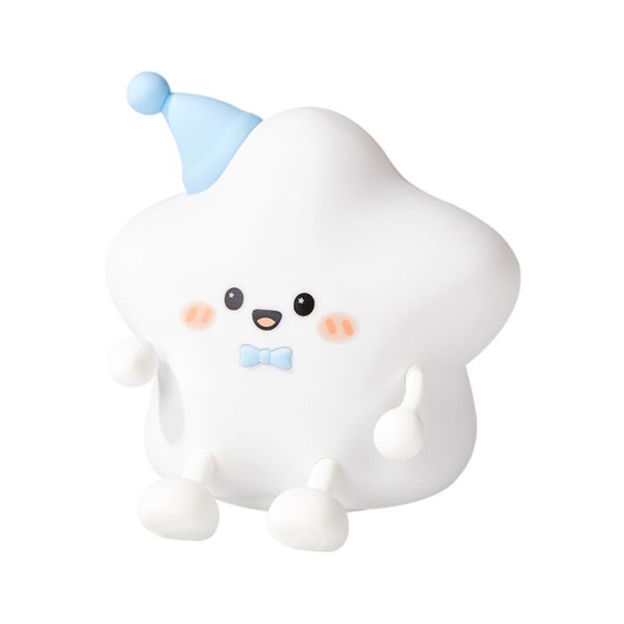 Lámpara LED con forma de Estrella con Luz y Soporte para Móvil 