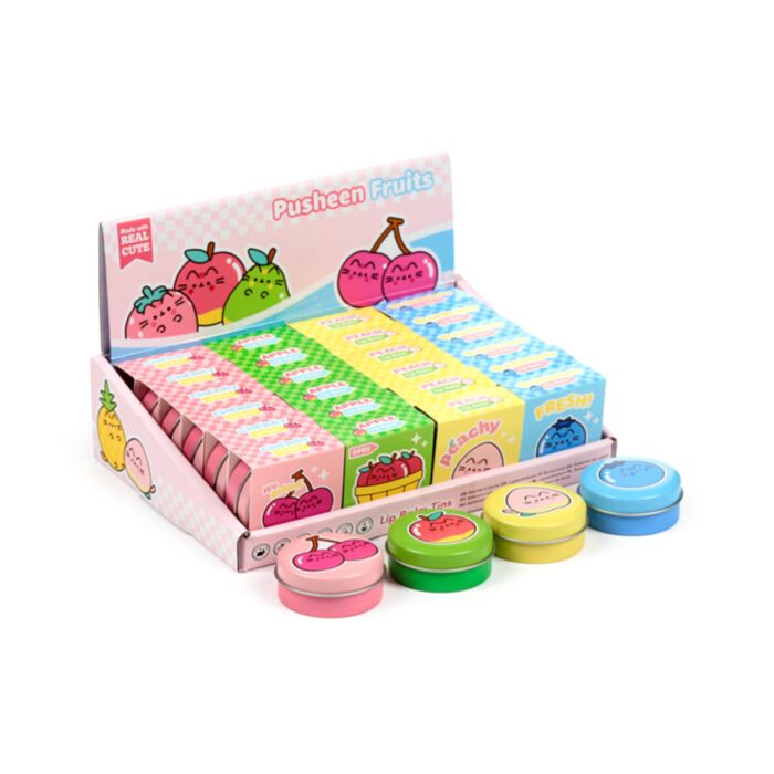 Bálsamo Labial en Lata Gato Pusheen Frutas