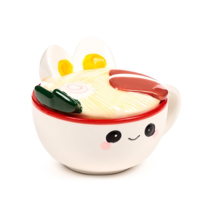 Taza de Cerámica con Tapa Foodiemals Nori Ramen 