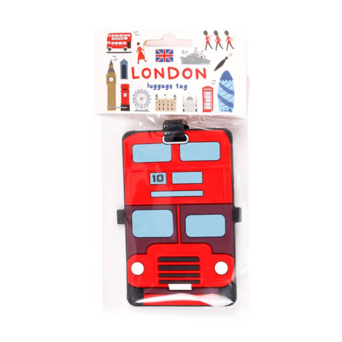 Etiqueta de Equipaje Autobús de Londres