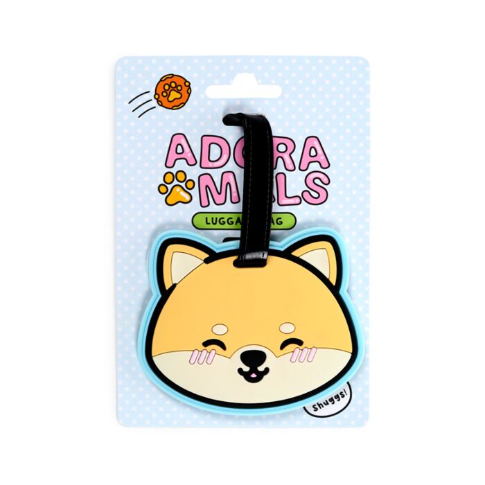 Etiqueta de Equipaje de PVC Perro Shiba Inu Adoramals 