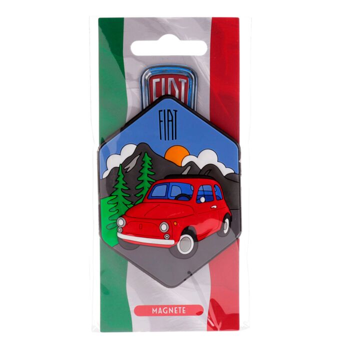 Imán PVC Fiat 500 Montañas Dolomitas