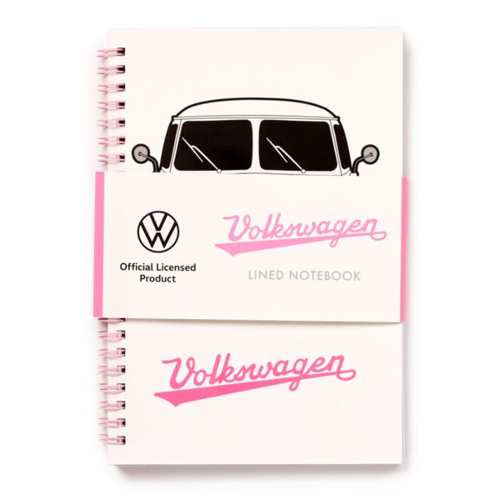 Libreta con Hojas A5 a Rayas Caravana Volkswagen VW T1 Camper Love