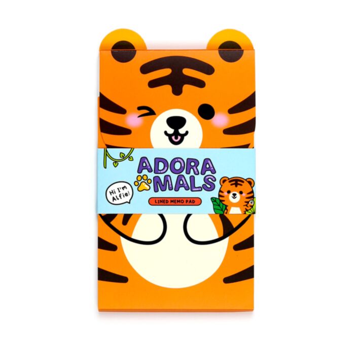 Mini Bloc de Notas con Forma Tigre Adoramals