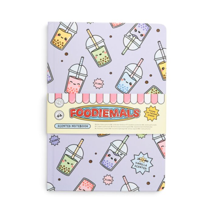 Libreta Perfumada de Papel Reciclado Té con Burbujas Vainilla Foodiemals