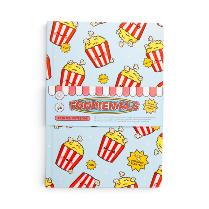Libreta Perfumada de Papel Reciclado Palomitas Foodiemals