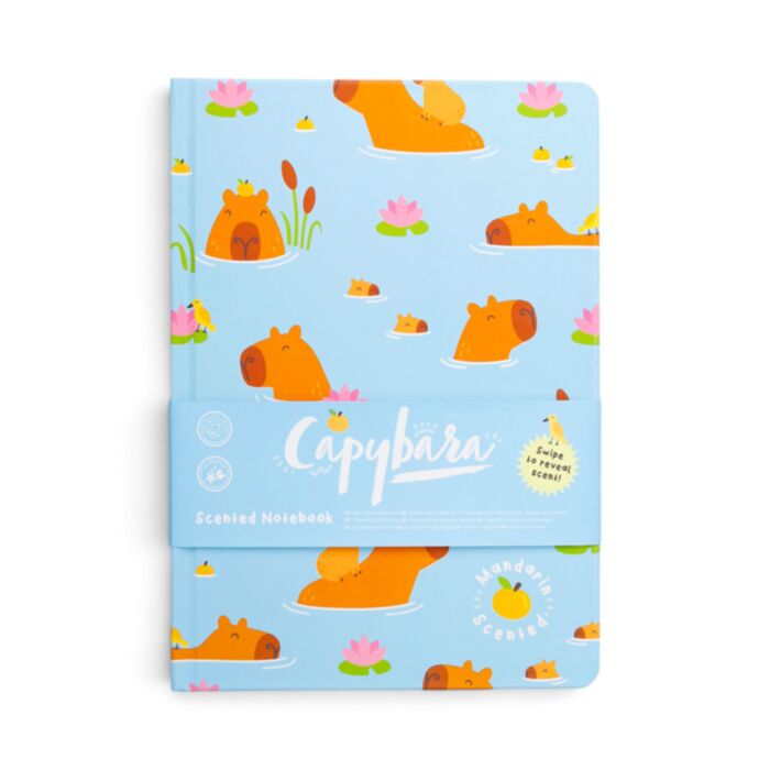 Libreta Perfumada de Papel Reciclado Capibara Mandarina