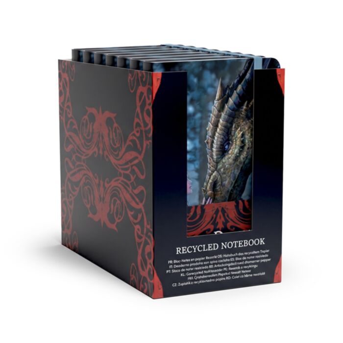 Libreta A6 de Papel Reciclado a Rayas Anne Stokes 