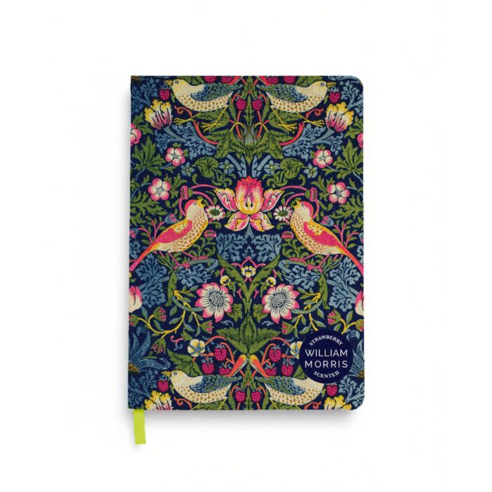 Libreta Perfumada de Papel Reciclado William Morris "Strawberry Thief"
