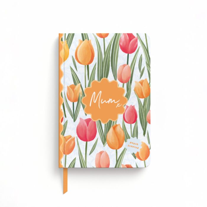 Libreta Permuda A5 de Papel Reciclado Tulips Tulipanes Mum 