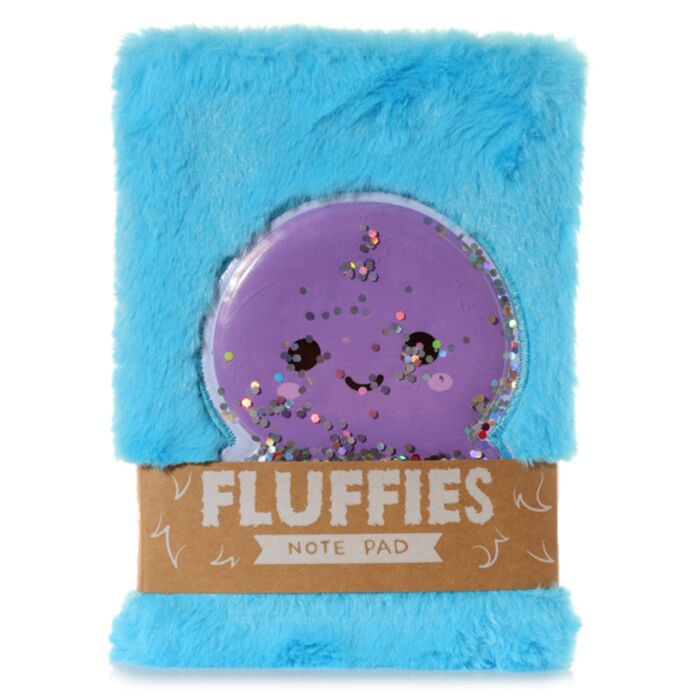Libreta Peluda Pulpo Animales Adorables Adoramals Tamaño A5