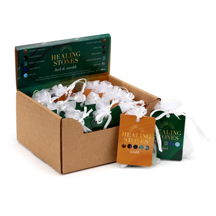 Set de 5 Piedras Suerte y Salud