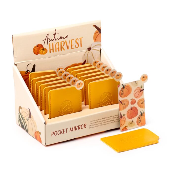 Espejo de Bolsillo con funda Autumn Harvest Otoño 