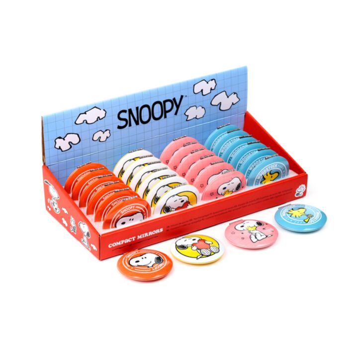 Espejo de Bolsillo Peanuts Snoopy & Woodstock