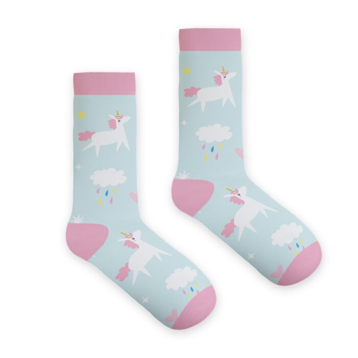 Calcetines Comprimidos Unicornio Mágico 