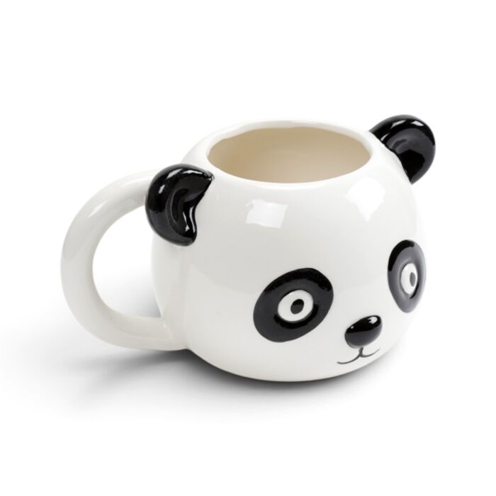 Taza de Cerámica 3D con Forma Oso Panda Animales Adorables Adoramals
