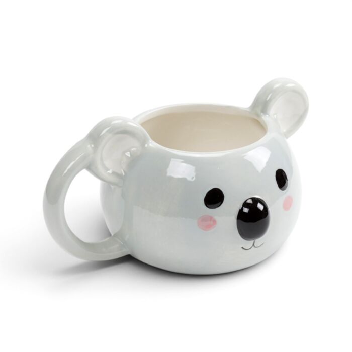 Taza de Cerámica 3D con Forma Cabeza de Koala Adoramals