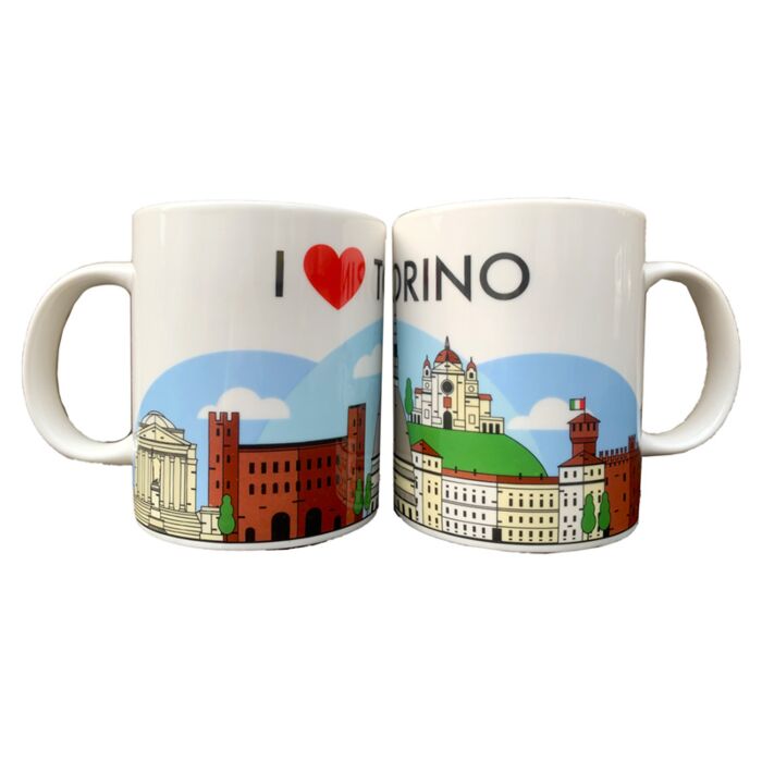 Taza de Porcelana de Turín I Heart Torino