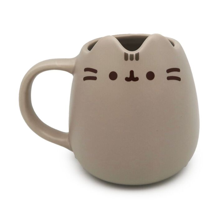 Taza de Cerámica con Forma Gato Pusheen