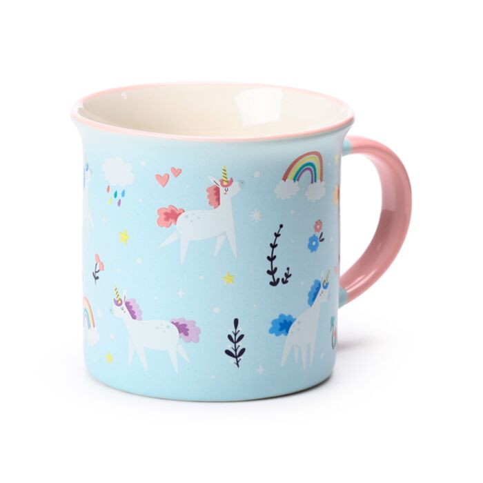Taza de Porcelana Unicornio Mágico