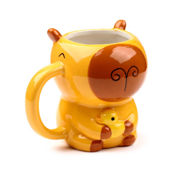 Taza de Cerámica 3d con Forma de Capibara