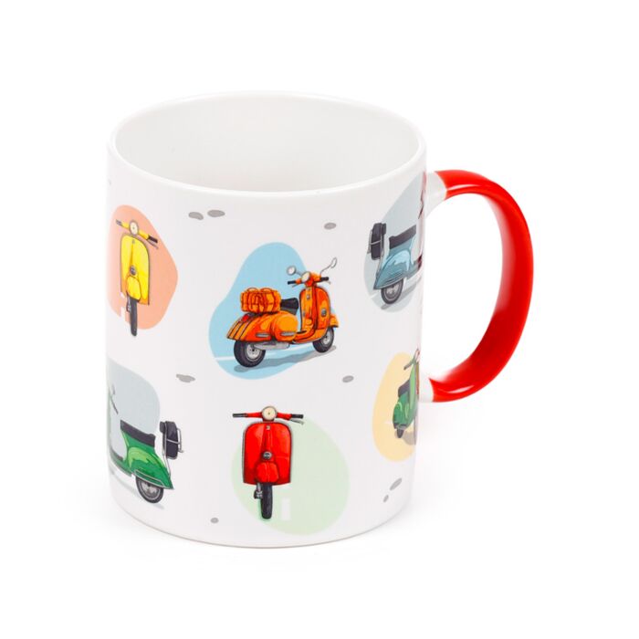 Taza de Porcelana Scooter