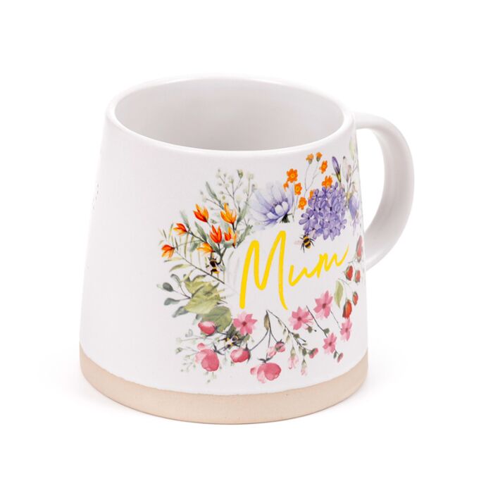 Taza de Gres Abejas y Néctar Mamá 