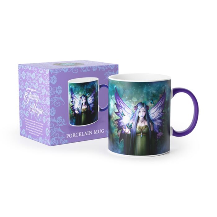 Taza de Porcelana Hitos de Magia de Hadas Anne Stokes 