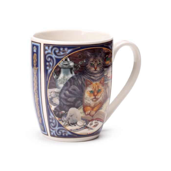 Taza de Porcelana Gato Profecías Elaboradas Lisa Parker