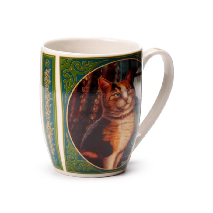 Taza de Porcelana Gato La Aventura Te Espera Lisa Parker
