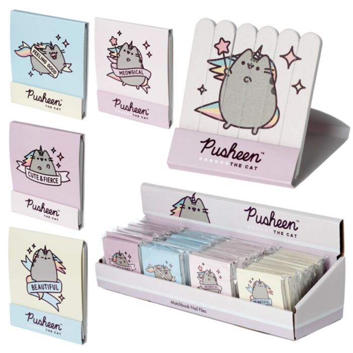 Mini Limas de Uñas Gato Pusheen Gato Unicornio Pusheenicorn
