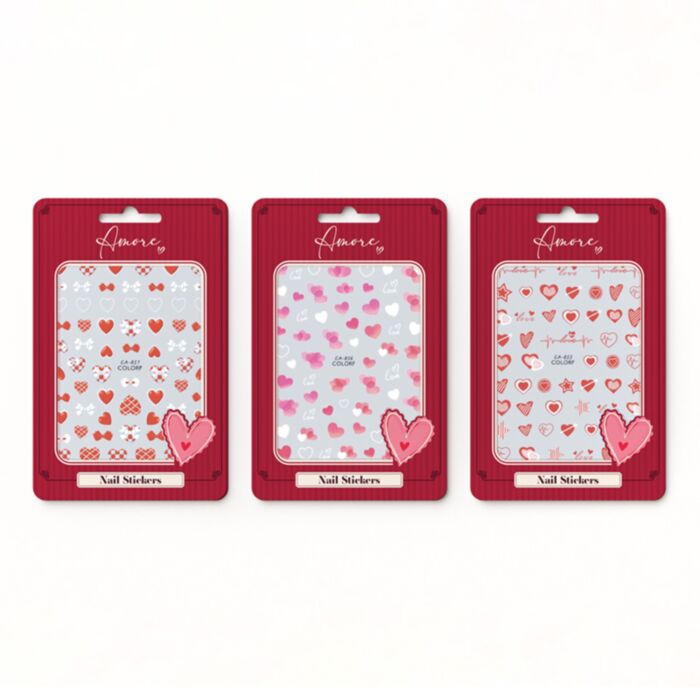 Pegatinas AutoAdhesivas para Uñas Corazón J'Adoramals