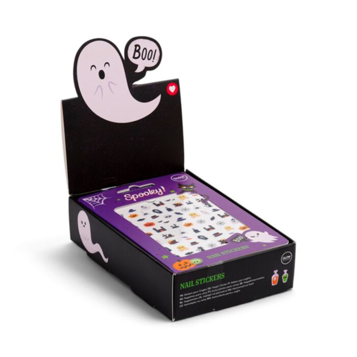 Pegatinas Autoadhesivas para Uñas Spooky Espeluznante 