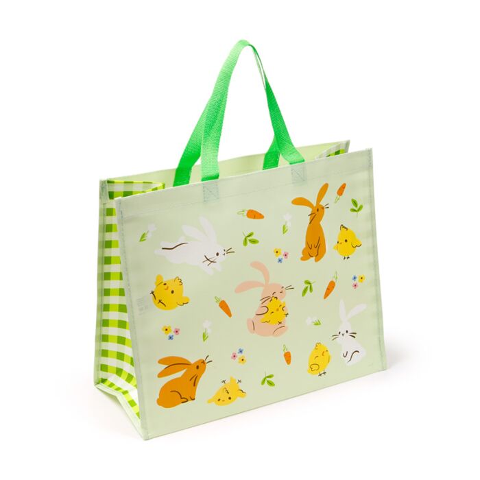 Bolsa de la Compra Reutilizable Conejitos Primavera Springtime