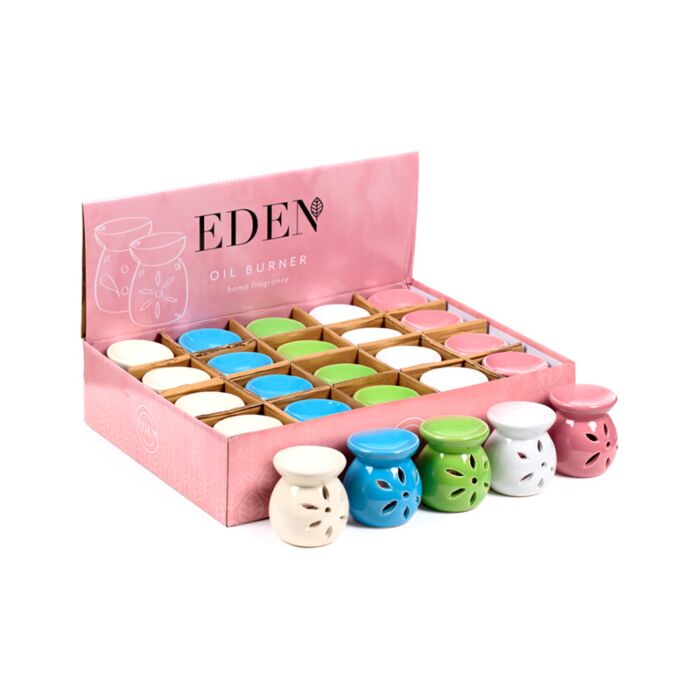 Quemador de Aceite de Cerámica Flor 7,5cm