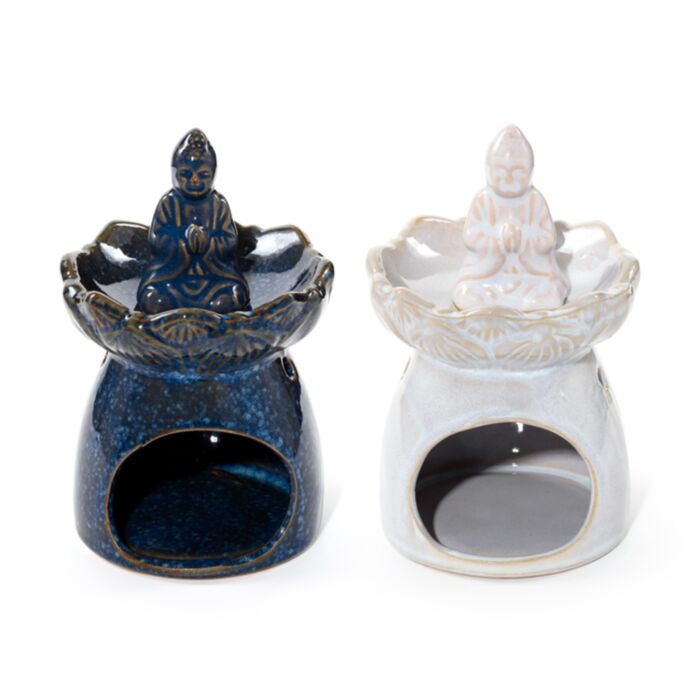 Quemador de Aceite Eden Buda Thai en Flor de Loto