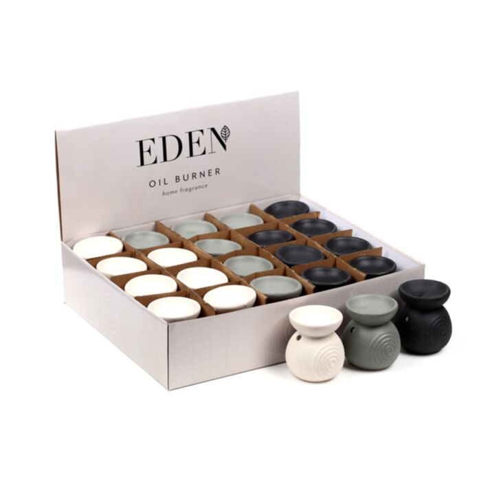 Quemador Mini de Aceite Eden con Relieve en Espiral