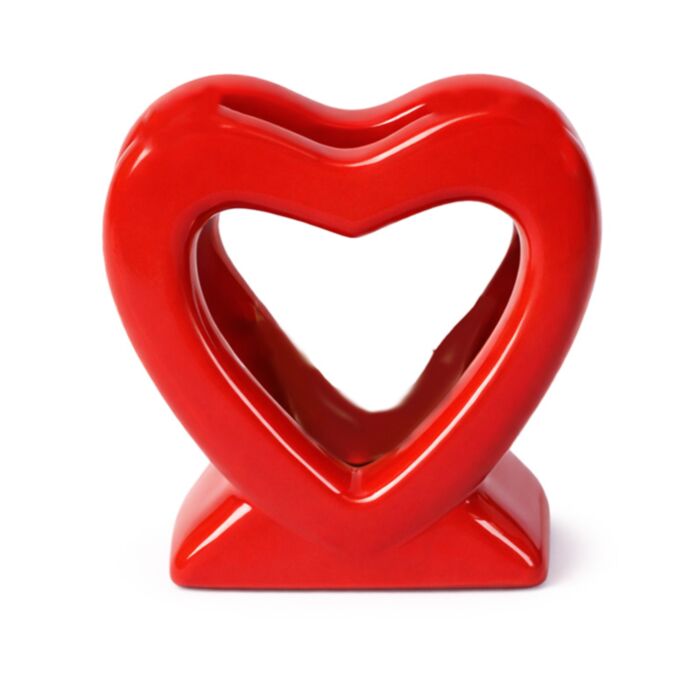 Quemador de Aceite Corazón Amore Rojo 