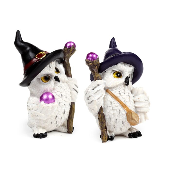 Figura Sabio Búho Mágico en un Viaje Mágico