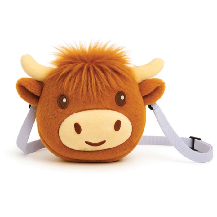 Bolso Bandolera Vaca Escocesa Higland Coo 