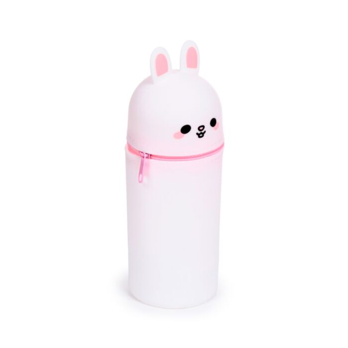 Estuche de Silicona con Cremallera Frances El Conejo Adoramals