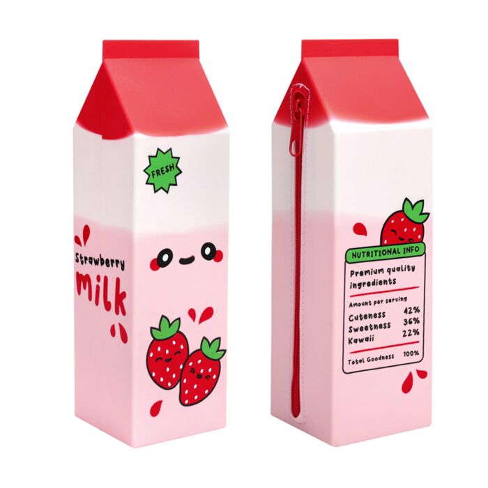 Estuche Cartón de Leche de Fresa Foodiemals