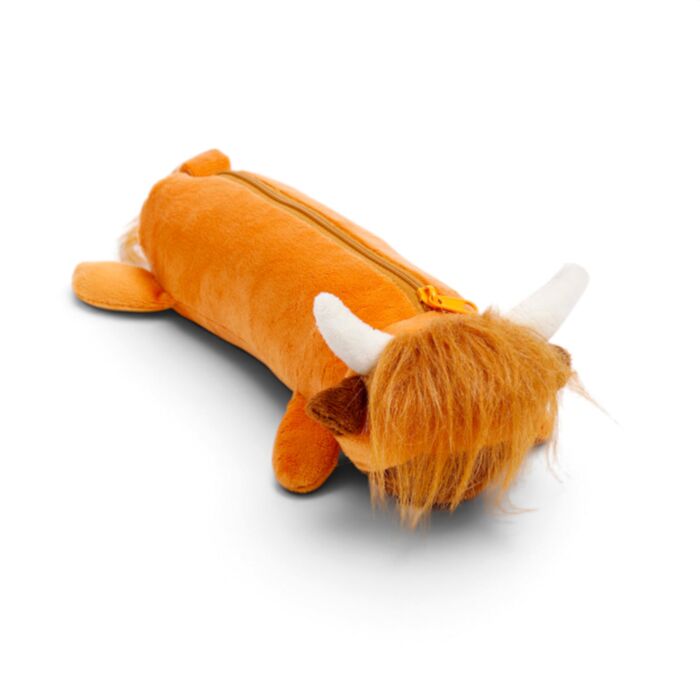 Estuche de Peluche Highland Coo Vaca Escocesa