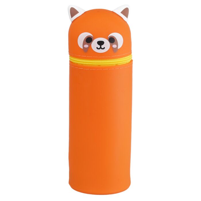 Estuche de Silicona Animales Adorables Adoramals Panda Rojo