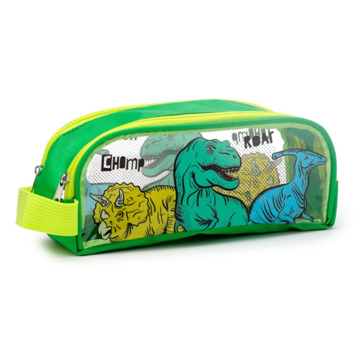 Estuche Transparente Dinosaurio Dinosauria